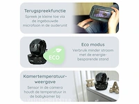 Alecto dvm200mbk - babyfoon met camera - op afstand beweegbaar - zwart - afbeelding 2 van  6