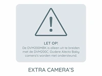 Alecto dvm200mbk - babyfoon met camera - op afstand beweegbaar - zwart - afbeelding 3 van  6