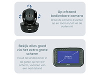 Alecto dvm200mbk draadloze babyfoon bestuurbare camera 100% storingsvrij met nachtzicht en hoog bereik tot 300 meter 11 cm zwart - afbeelding 2 van  4