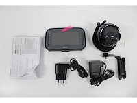 Alecto dvm200mbk draadloze babyfoon bestuurbare camera 100% storingsvrij met nachtzicht en hoog bereik tot 300 meter 11 cm zwart - afbeelding 3 van  4