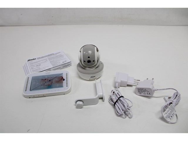 Alecto dvm200mgs babyfoon met camera op afstand beweegbaar grijs - afbeelding 3 van  3