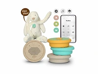 Alecto heehee met knuffelkonijn spraak button maak van je knuffel een interactief vriendje - afbeelding 1 van  1