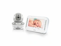 Alectondvm200gs videobabyfoon met camera en 4,3 inch kleurendisplay en nachtzicht wit/grijs - afbeelding 1 van  6