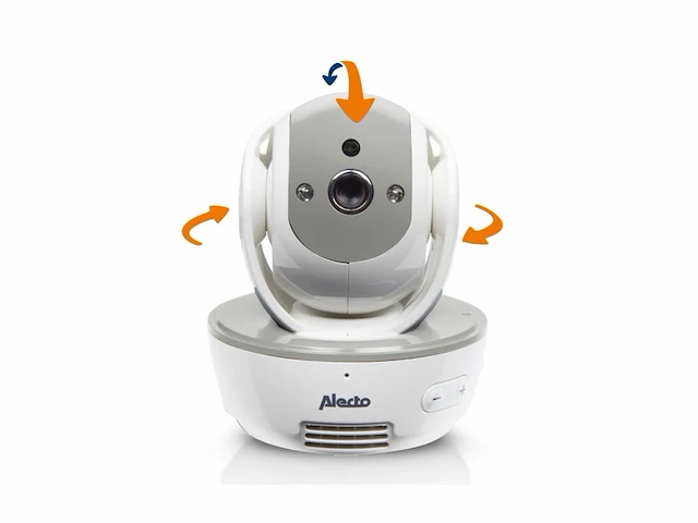 Alectondvm200gs videobabyfoon met camera en 4,3 inch kleurendisplay en nachtzicht wit/grijs - afbeelding 2 van  6