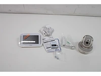 Alectondvm200gs videobabyfoon met camera en 4,3 inch kleurendisplay en nachtzicht wit/grijs - afbeelding 5 van  6
