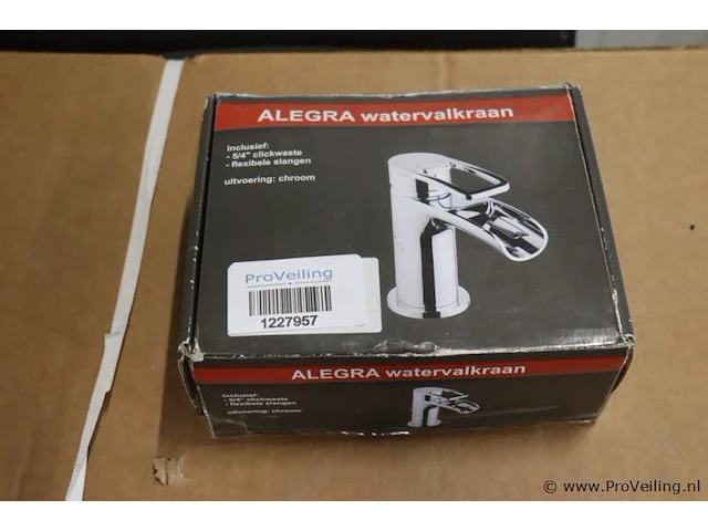 Alegra watervalkraan - chroom - afbeelding 1 van  3