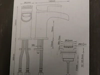 Alegra watervalkraan - chroom - afbeelding 3 van  3
