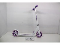 Alert spinout aluminium step met grote wielen wit/paars - afbeelding 1 van  2