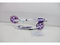 Alert spinout step met grote wielen paars/wit - afbeelding 2 van  3