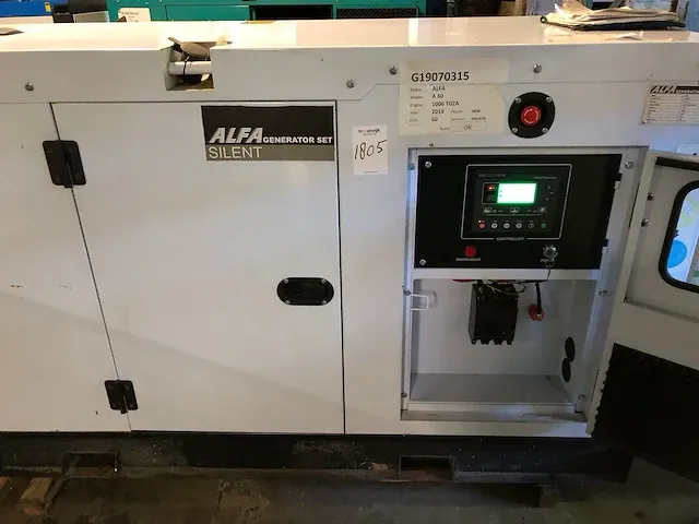 Alfa a 60 stroomgenerator - afbeelding 6 van  9