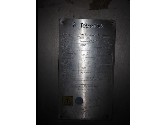 Alfa laval / tetra pak - afbeelding 5 van  5