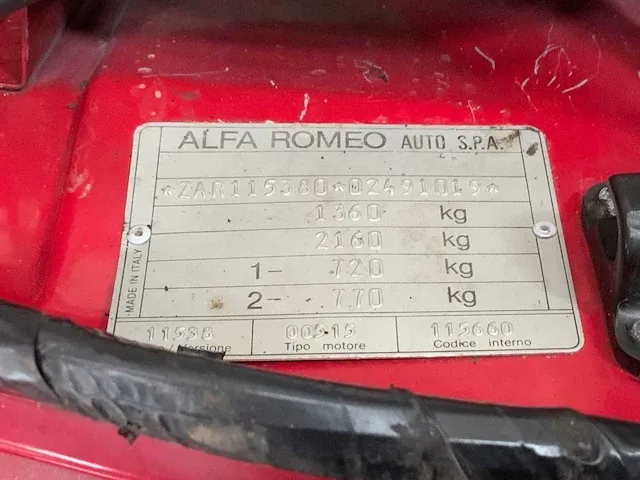 Alfa romeo - spider 2.0 - 1987 - afbeelding 9 van  18