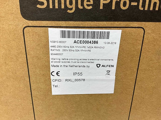 Alfen eve single pro-line laadpaal 7.4 kw - afbeelding 6 van  6