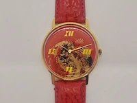 Alfons dollar pforzheim horloge met handgeverfde wijzerplaat - afbeelding 1 van  7