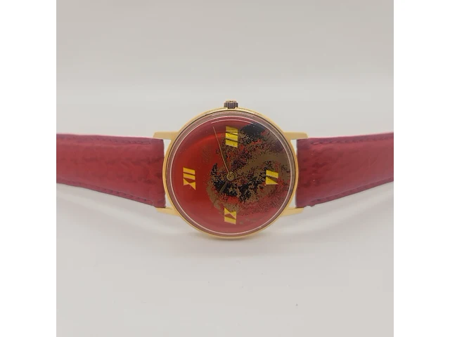 Alfons dollar pforzheim horloge met handgeverfde wijzerplaat - afbeelding 4 van  7