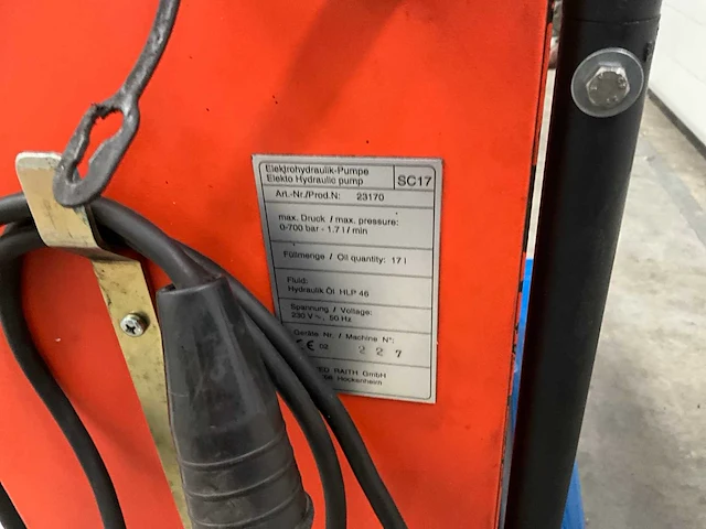 Alfra aps120 met hydraulische pomp ponsmachine - afbeelding 14 van  14
