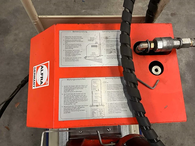 Alfra aps120 met hydraulische pomp ponsmachine - afbeelding 11 van  13