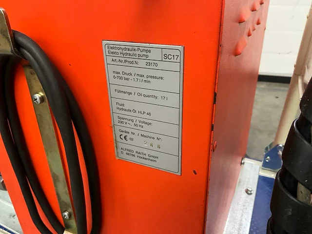 Alfra aps120 met hydraulische pomp ponsmachine - afbeelding 13 van  13