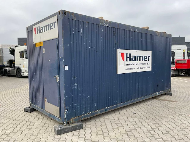 Algeco clb-1 schaft- kantoorcontainer - afbeelding 1 van  12