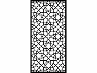 Alhambra terrascherm – zwart houtcomposiet – 180x90 cm (2x) - afbeelding 1 van  3