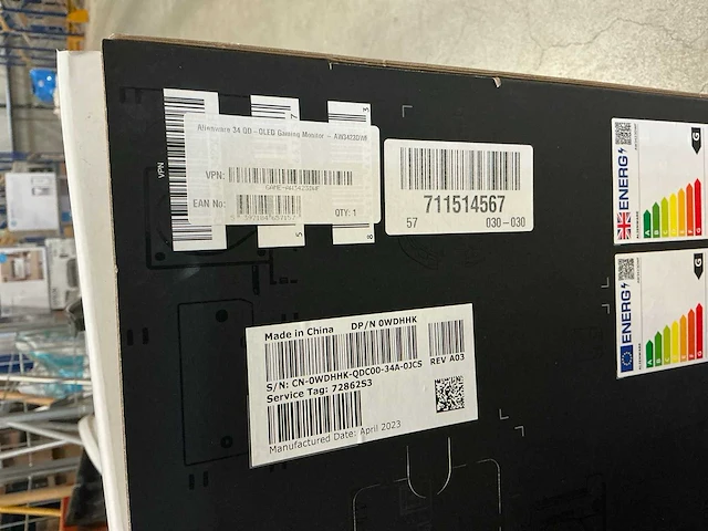 Alienware aw3423dwf gaming monitor - afbeelding 4 van  4