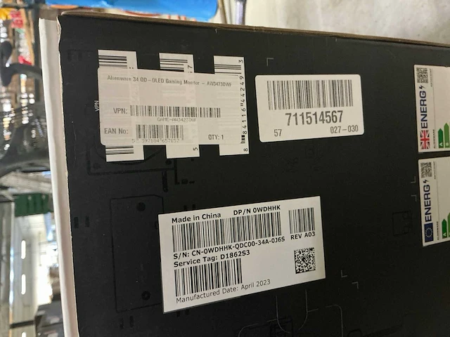 Alienware aw3423dwf gaming monitor - afbeelding 4 van  4