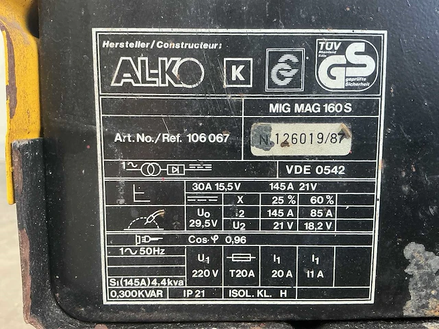 Alko mig mag 160s lasapparaat - afbeelding 6 van  6