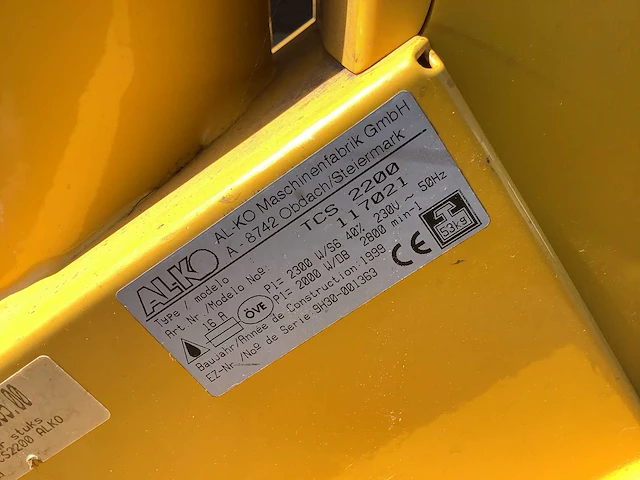 Alko tcs2200 houthakselaar - afbeelding 4 van  4