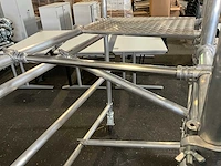 Alkona aluminium mobiel steiger kledingrek (2x) - afbeelding 5 van  8
