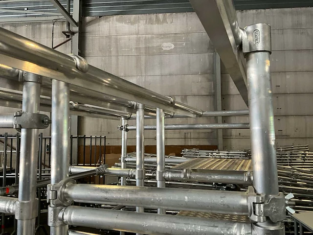 Alkona aluminium mobiel steiger kledingrek (2x) - afbeelding 6 van  8