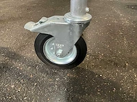 Alkona aluminium mobiel steiger kledingrek (2x) - afbeelding 8 van  8
