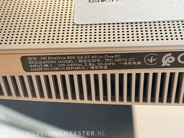 All-in-one computer hp, eliteone 800 g6 e27 - afbeelding 9 van  11