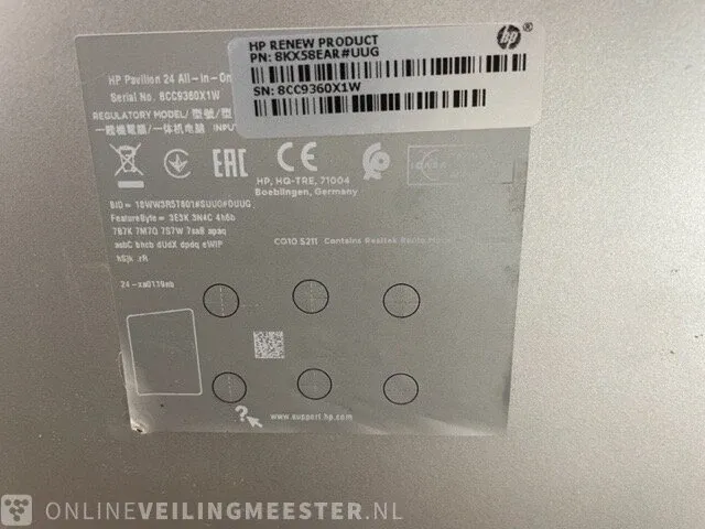 All-in-one computer hp, pavilion 24 - afbeelding 3 van  3