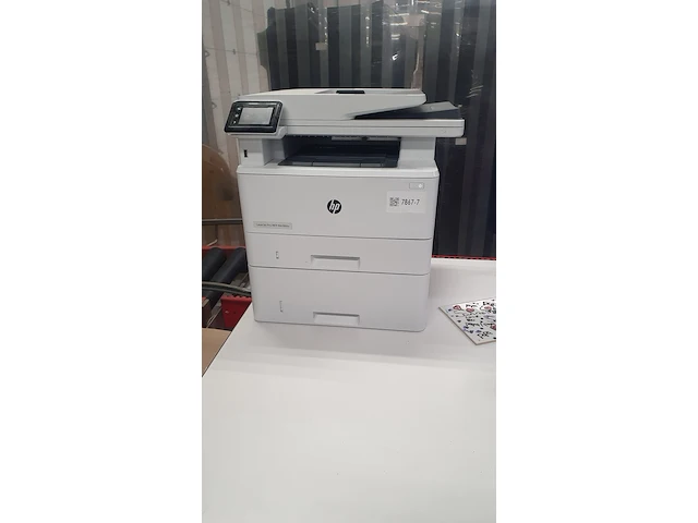 All-in-one-printer hp, laserjet pro mfp m428fdw, wit/grijs - afbeelding 1 van  4