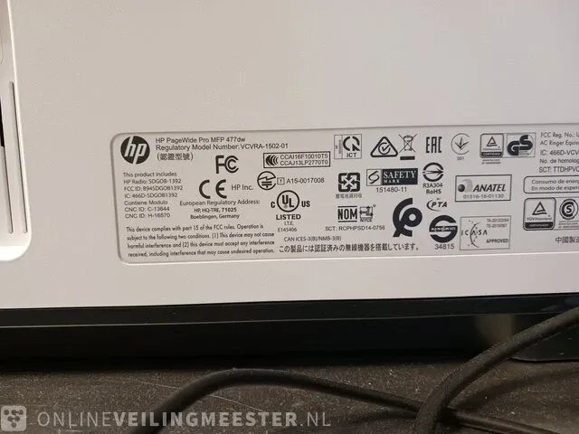 All-in one printer hp, pagewide pro 477dw - afbeelding 11 van  11