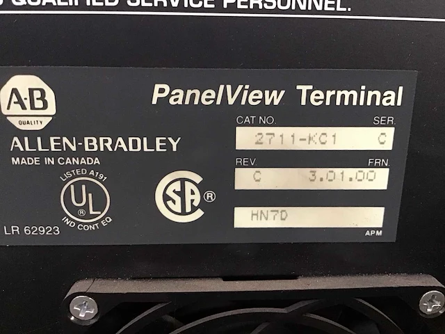 Allen bradley 2711-kc1 controle panelen (2x) - afbeelding 3 van  11
