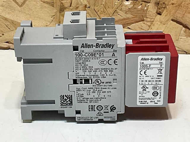Allen bradley mcp - a58 / 9 a mcs veiligheid schakelaar 1 1/2" aandrijving (2x) - afbeelding 2 van  5