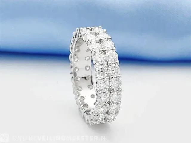 Alliance ring met briljanten - afbeelding 2 van  3