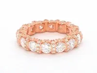 Alliance ring met briljanten - afbeelding 1 van  5