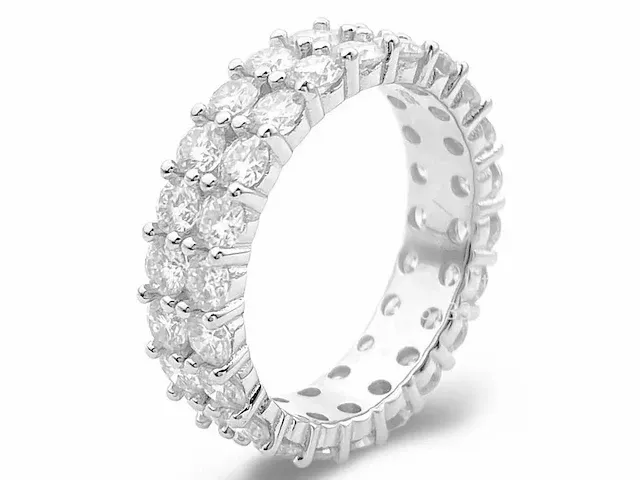 Alliance ring met briljanten - afbeelding 1 van  3