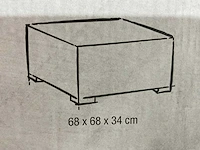 Allibert - california - hocker 68x68x35 cm - afbeelding 4 van  5