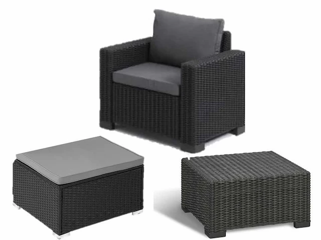 Allibert by keter - lounge set - 3 delig - afbeelding 1 van  4