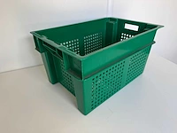 Allibert krat 60x40x30cm stapelbaar en nestelbaar (100x) - afbeelding 1 van  6