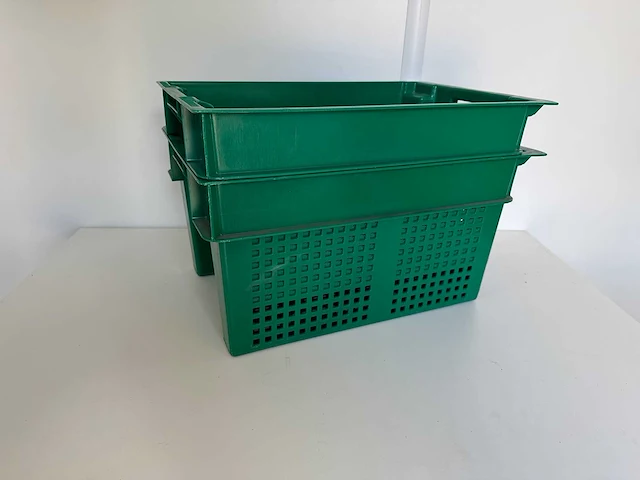 Allibert krat 60x40x30cm stapelbaar en nestelbaar (100x) - afbeelding 6 van  6