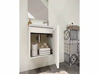 Allibert porto pack fonteinmeubel 40cm glanzend gelakt wit - afbeelding 3 van  3