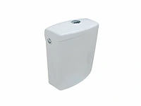 Allibert uno stortbak polypropyleen eco 3/6l verchroomde dubbele drukknop - afbeelding 1 van  4