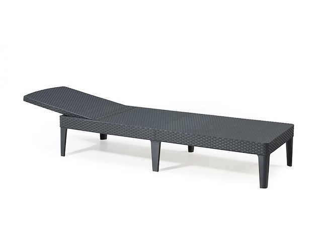 Allibert zonnestoel jaipur met kussen grafiet/panama cool grey - afbeelding 2 van  2