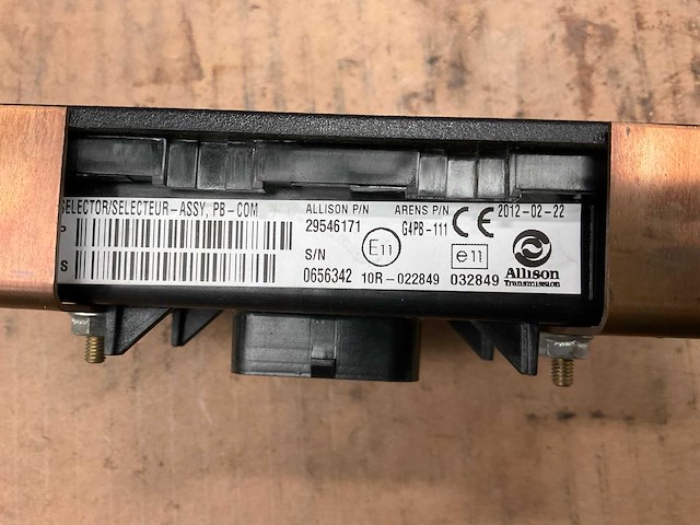 Allison transmission control assembly - afbeelding 4 van  5