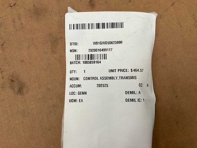 Allison transmission control assembly - afbeelding 5 van  5