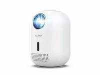 Alliwava beamer autofocus/trapeziumcorrectie met 5g wifi en bluetooth 4k native 1080p wit - afbeelding 1 van  5